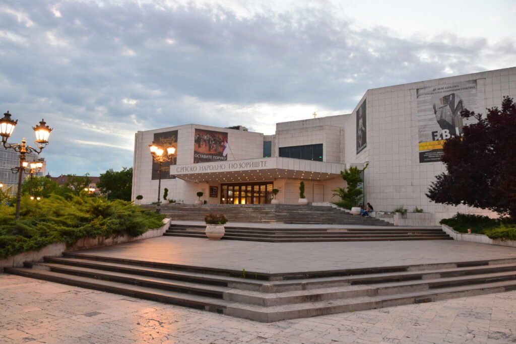 View of National Theatre of Serbia